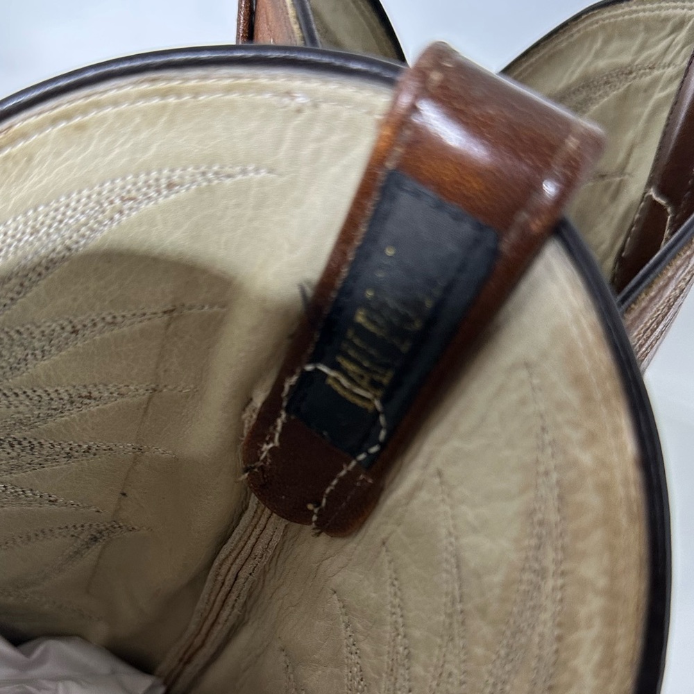 Vintage Dan Post Cowboy Boots – Women’s Size 7.5– Two-Tone Teju Lizard - Picture 9 of 10